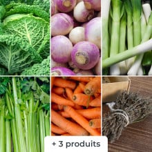 Panier de légumes de saison