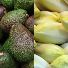 Avocat et endives