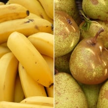 Bananes et poires Xénia