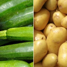 Courgettes et pommes de terre