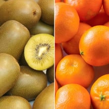 Kiwis jaunes & mandarines