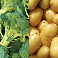 Pommes de terre et brocoli