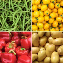 Panier de légumes de saison
