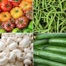 Panier de légumes de saison