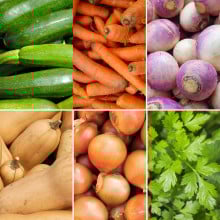 Panier de légumes de saison