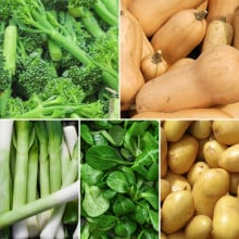 Panier de légumes de saison