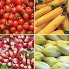 Panier de légumes de saison