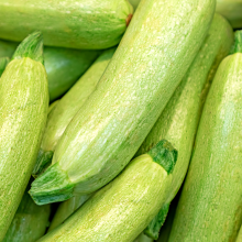 Courgettes blanches