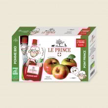 8 gourdes à boire pomme bio (8x100g) Thomas Le Prince