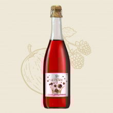 Pétillant pomme framboise pur jus Thomas Le Prince 75cl