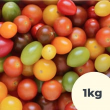 Tomates cerises multicolores 1kg Tomates cerises multicolores 1kg