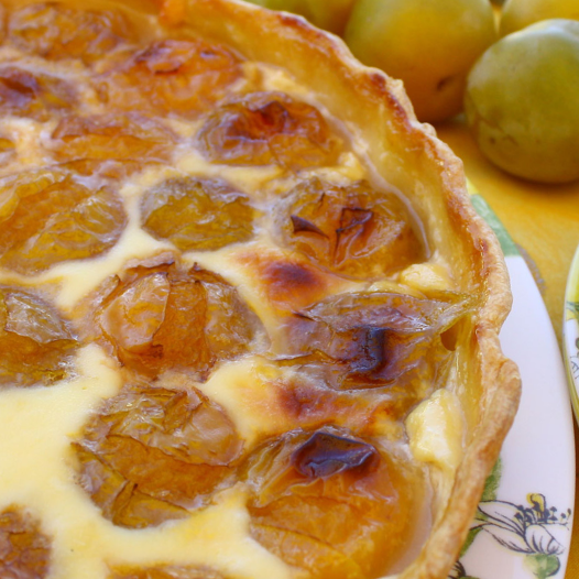 Tarte aux prunes Reine-Claude Tarte aux prunes Reine-Claude