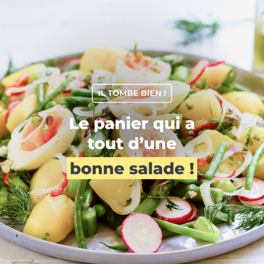 Le panier qui a tout d'une bonne salade !
