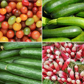 Panier de légumes de saison