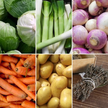 Panier de légumes de saison