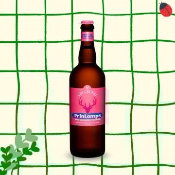 Bière blonde bio 75cl Printemps Volcelest