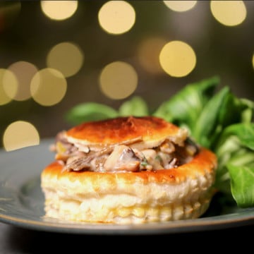 Vol-au-vent aux champignons