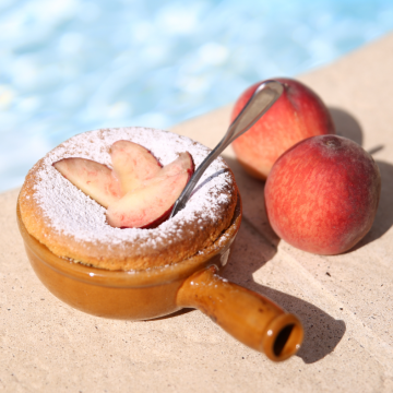 Clafoutis à la pêche Clafoutis à la pêche