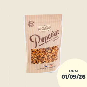 Sachet de pop corn caramel Sachet de pop corn caramel