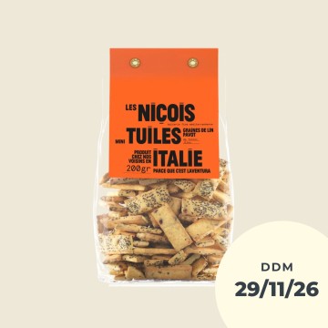 Tuile graine de lin pavot   DDM 29/11/26
