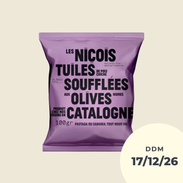 Tuile pois chiche olive   DDM 17/12/26