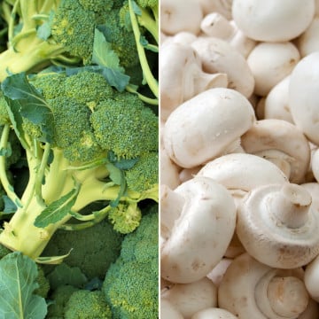 Brocoli & champignons blancs Brocoli & champignons blancs