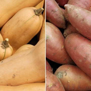 Butternut et patate douce