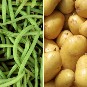 Haricots verts et pommes de terre