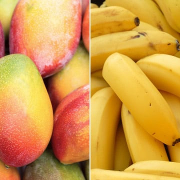 Mangue et bananes