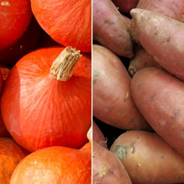 Potimarron et patates douces Potimarron et patates douces