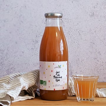 Jus de pommes bio