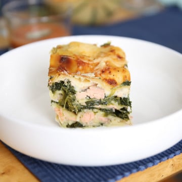 Notre recette de lasagnes au saumon et aux épinards !
