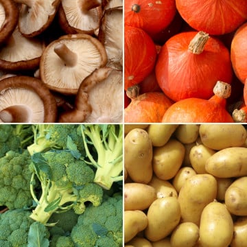 Panier de légumes de saison