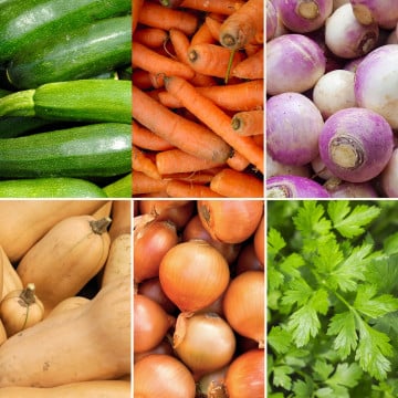 Panier de légumes de saison