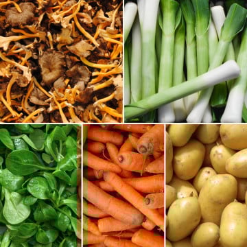 Panier de légumes de saison