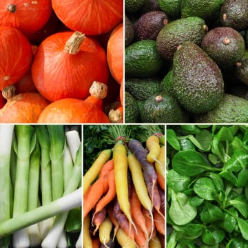 Panier de légumes de saison
