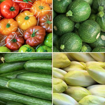 Panier de légumes de saison
