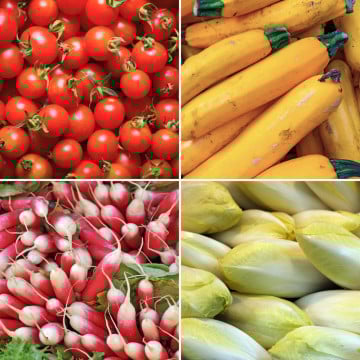 Panier de légumes de saison
