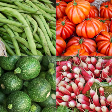 Panier de légumes de saison