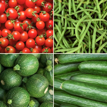 Panier de légumes de saison