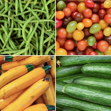 Panier de légumes de saison