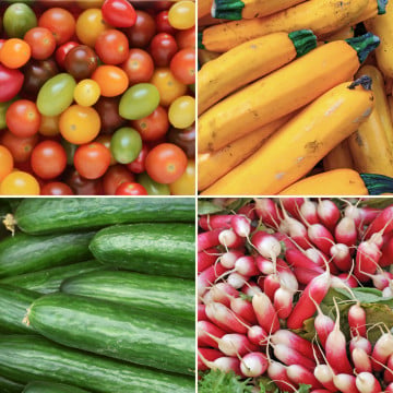 Panier de légumes de saison