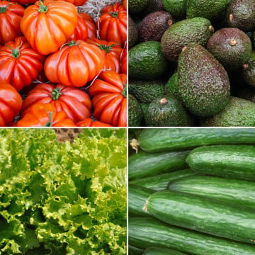 Panier de légumes de saison