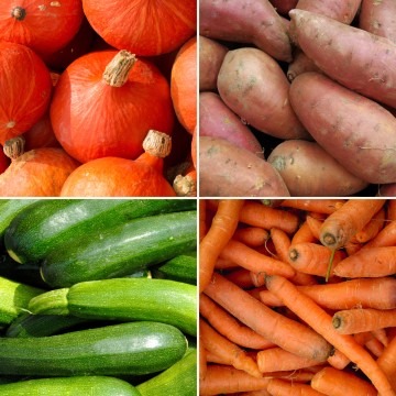 Panier de légumes de saison