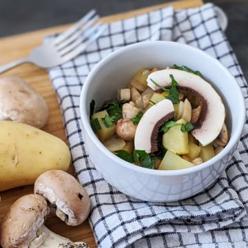 Poêlée forestière aux pommes de terre et champignons