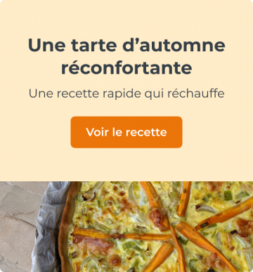 Une tarte d'automne réconfortante