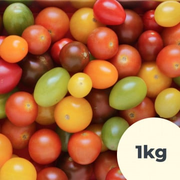 Tomates cerises multicolores 1kg
