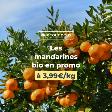 Mandarines bio à 3,99€