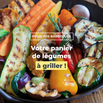 Panier de légumes à griller Panier de légumes à griller
