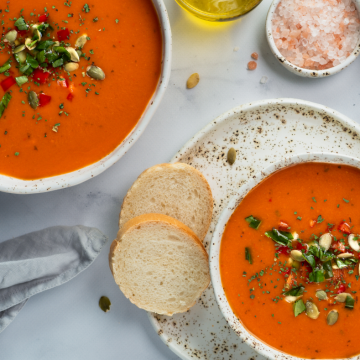 Notre recette de gaspacho aux légumes d'été Notre recette de gaspacho aux légumes d'été